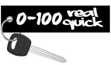 0-100 real quick - Motorcycle Keychain