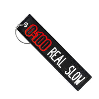 0-100 Real Slow - Motorcycle Keychain