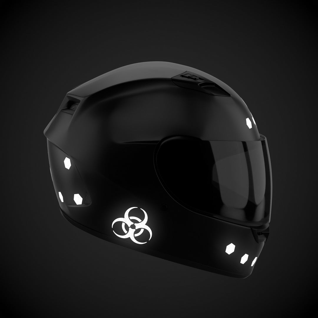 Played With Some Black Reflective Vinyl And My Old Helmet