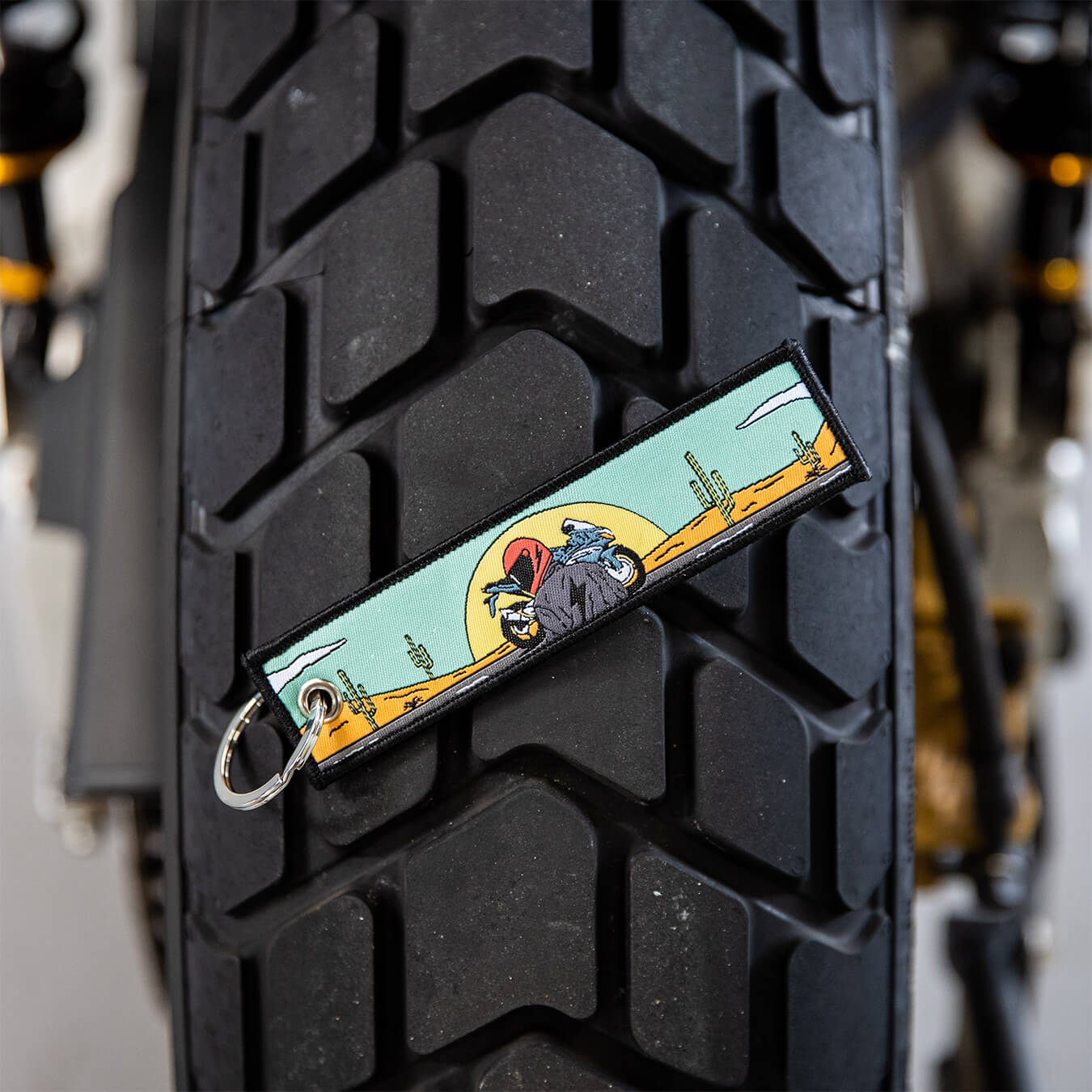 Sunset Rider - Motorcycle Keychain - Moto Loot