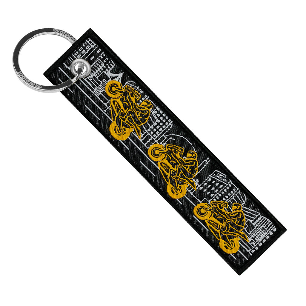 Urban Stunt Riding - Motorcycle Keychain