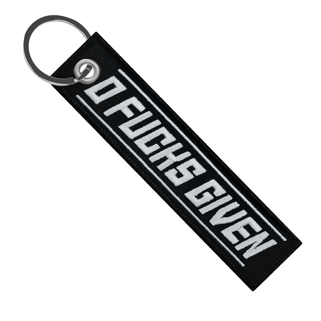 Zero Fs Given - Motorcycle Keychain