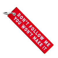 Don't Follow Me - Motorcycle Keychain