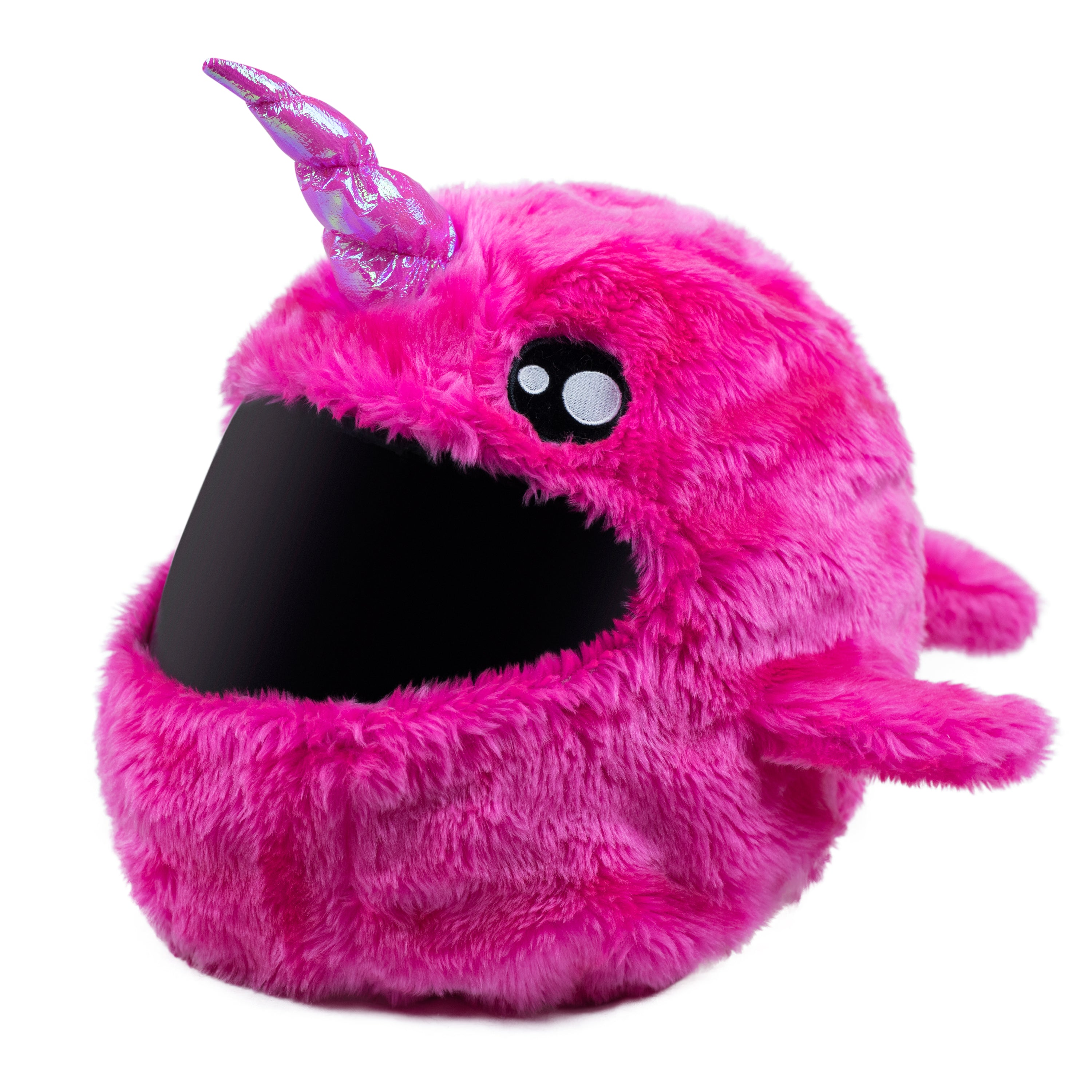 Motorcycle Helmet Cover Pink Narwhal Moto Loot