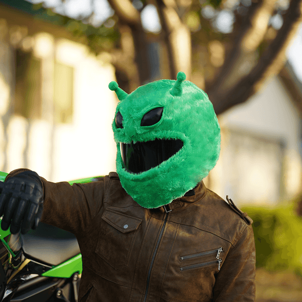 Motorcycle Helmet Cover - Alien - Moto Loot