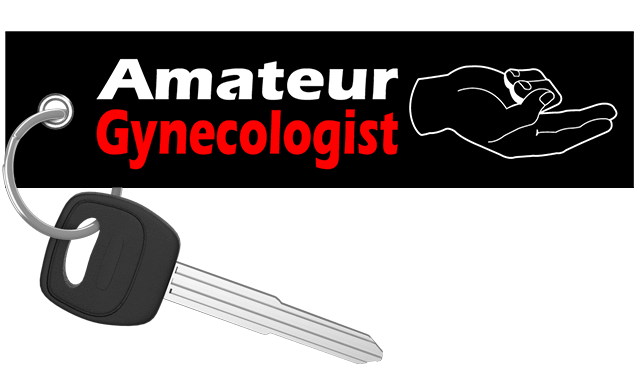Amateur Gynecologist - Motorcycle Keychain