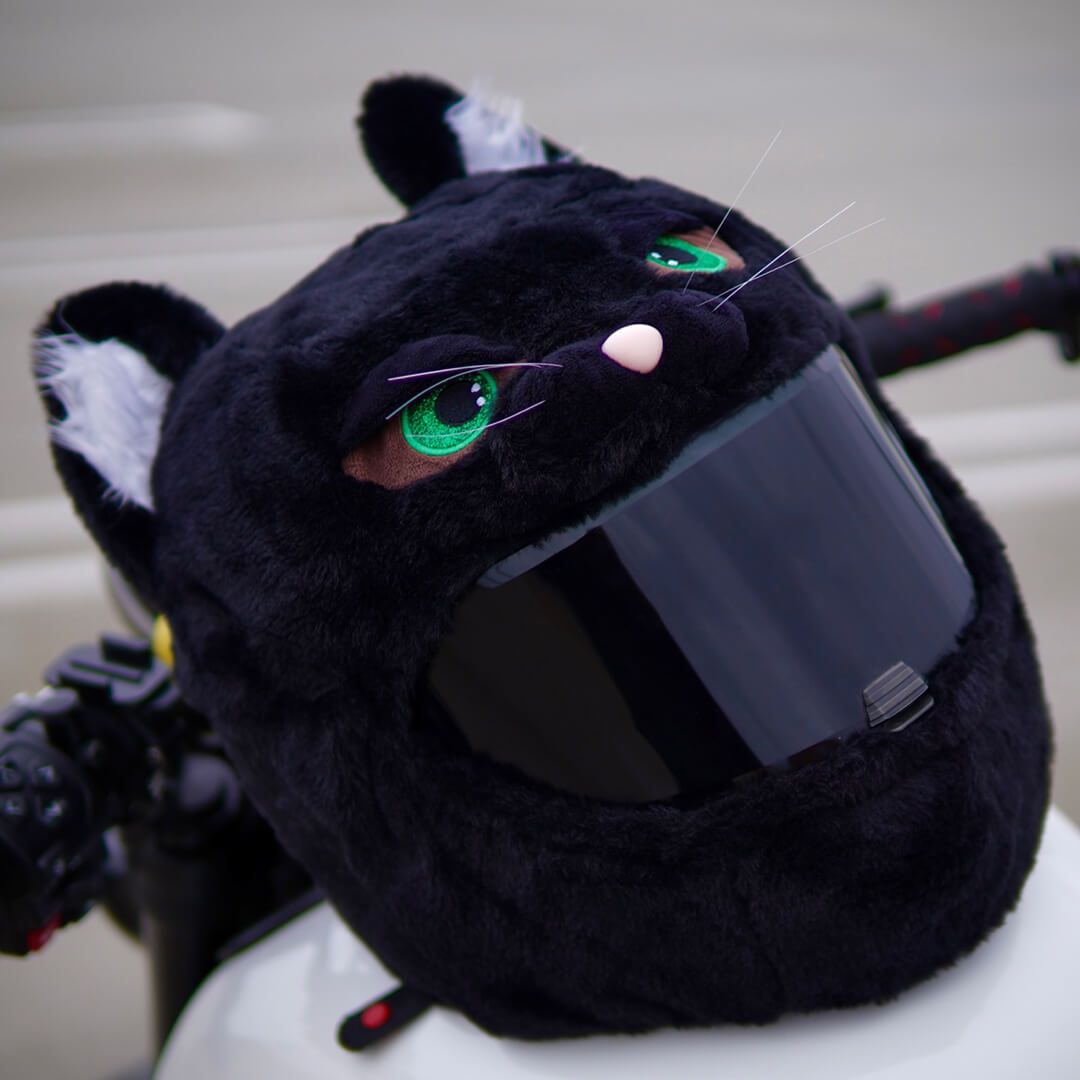 Motorcycle Helmet Cover - Cat Motorcycle Helmet Cover - Cat