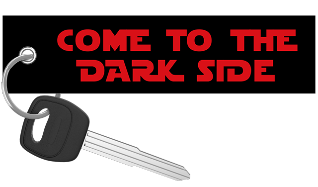 Come To The Dark Side - Motorcycle Keychain