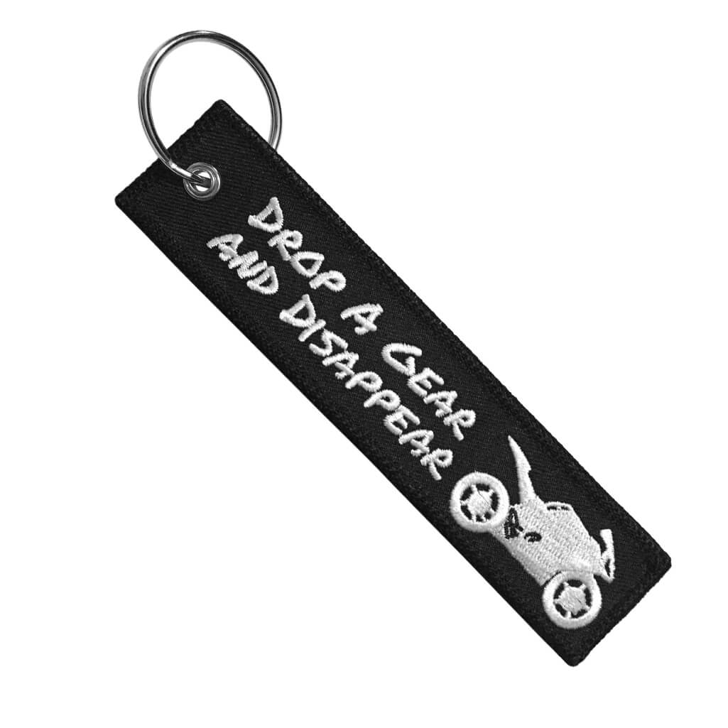 Moto Loot Keychain for Motorcycles Scooters Cars and Gifts Drop a Gear Disappear