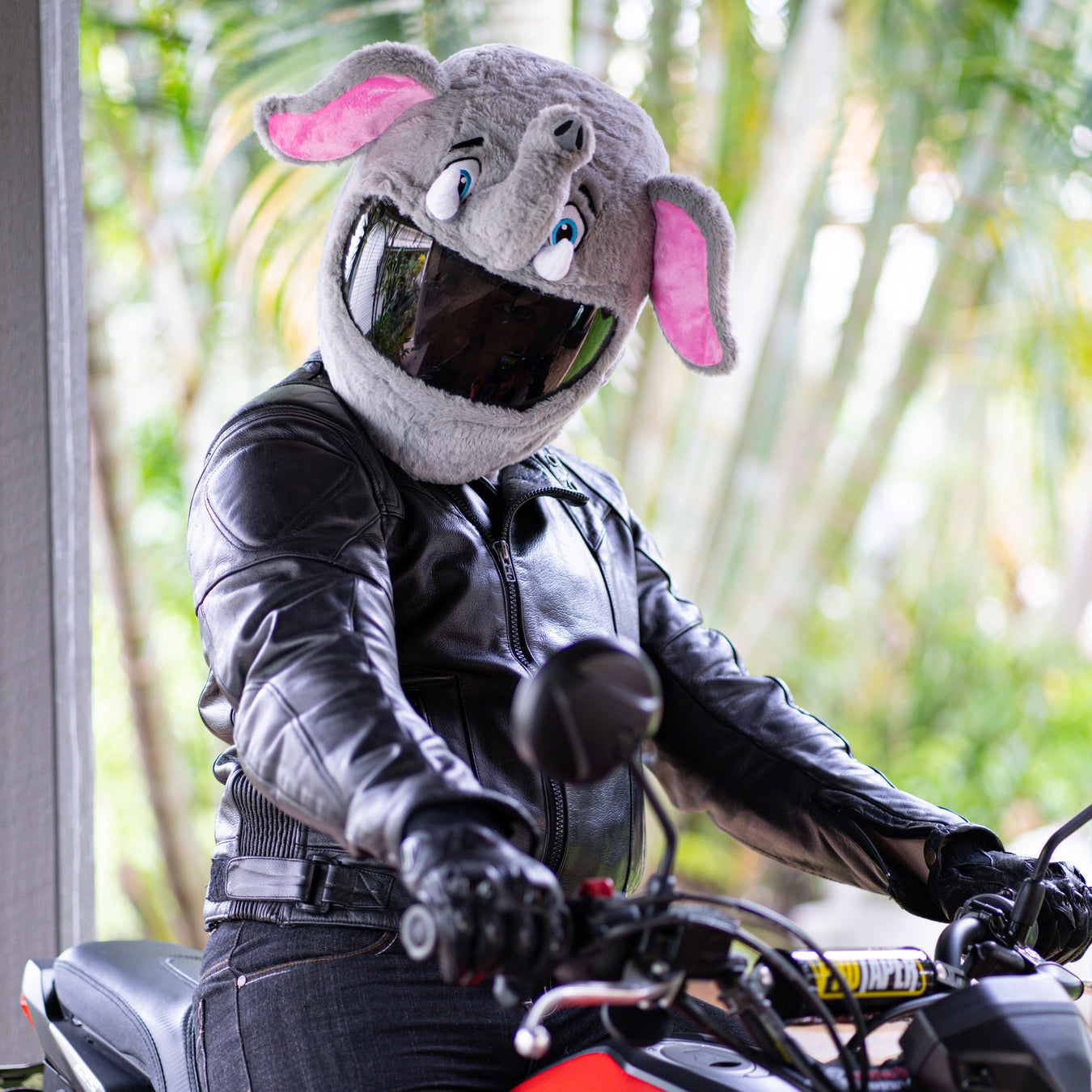 Motorcycle Helmet Cover - Elephant Motorcycle Helmet Cover - Elephant