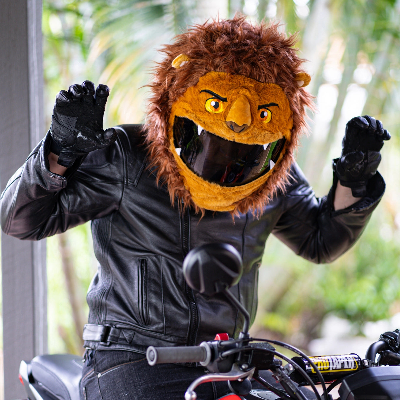 Motorcycle Helmet Cover - Lion Motorcycle Helmet Cover - Lion