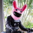 Motorcycle Helmet Cover - Pink Bunny