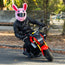 Motorcycle Helmet Cover - Pink Bunny