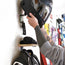 Motorcycle Gear & Helmet Rack by Moto Loot