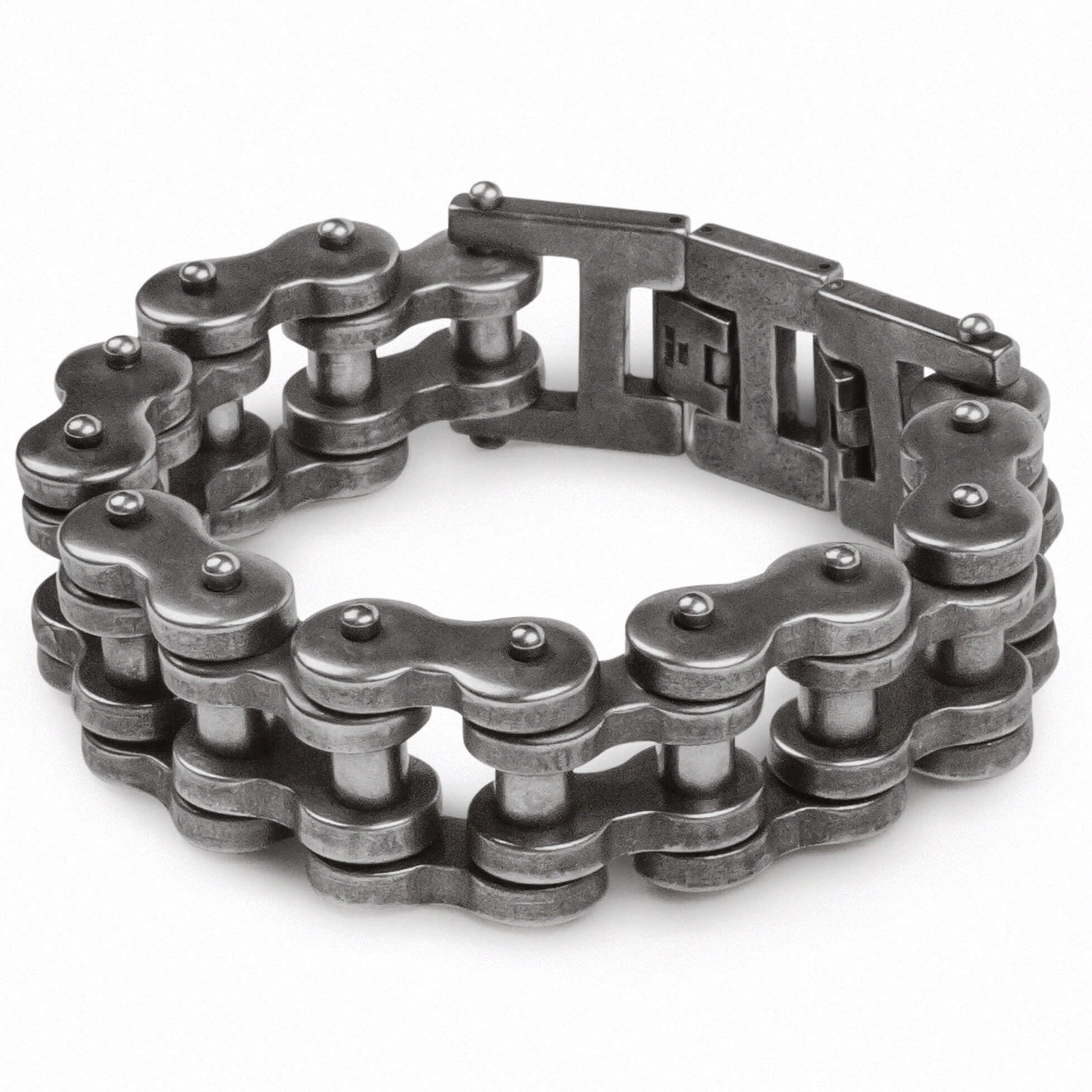Bike Chain Bracelet Stainless Steel - AlphaVariable