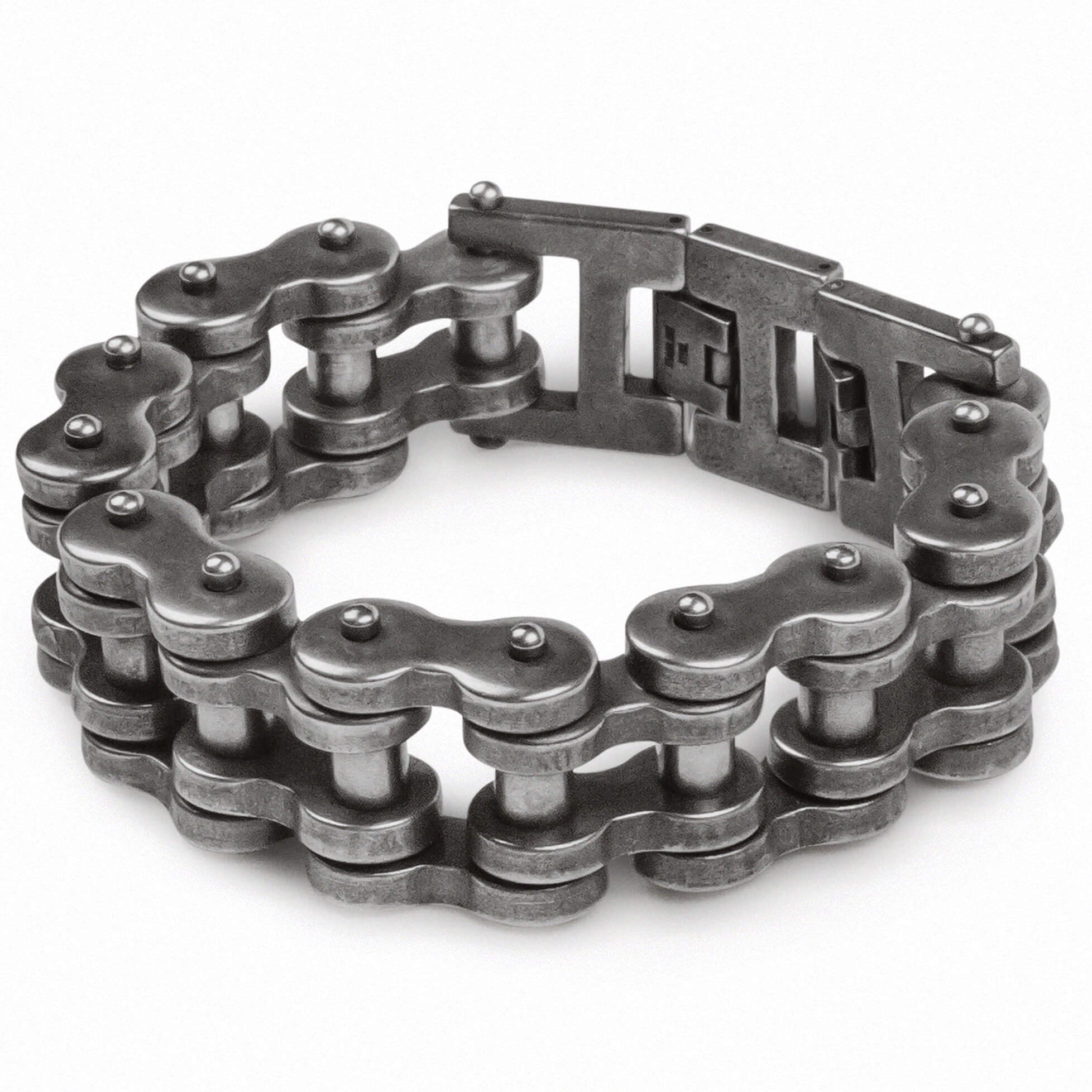 Motorcycle Chain Bracelet Weathered Finish Moto Loot