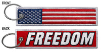 DO IT WITH DAN - Freedom/US Flag Keychain