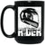 Rider - Motorcycle Mug Black