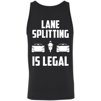 Lane Splitting Is Legal Tank Top Black X-Small S M L XL 2XL