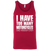  I Have Too Many Motorcycles Tank Top Red X-Small S M L XL 2XL