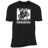 KWIKASFUKI MOTORCYCLIST T-SHIRT Black X-Small S M L XL 2XL 3XL 4XL