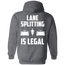 Lane Splitting is Legal Hoodie Grey Small Medium Large X-Large XX-Large XXX-Large 4XL 5XL 6XL