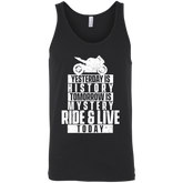 Ride & Live Today Tank Top Black X-Small S M L XL 2XL