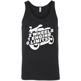 2 Wheels 1 Engine 0 Limits Tank Top Black X-Small S M L XL 2XL X-Small S M L XL 2XL