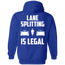 Lane Splitting is Legal Hoodie Blue Small Medium Large X-Large XX-Large XXX-Large 4XL 5XL 6XL