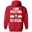 Lane Splitting is Legal Hoodie Red Small Medium Large X-Large XX-Large XXX-Large 4XL 5XL 6XL