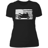 US SPORTBIKE RIDER LADIES T-SHIRT Black X-Small S M L XL 2XL 3XL