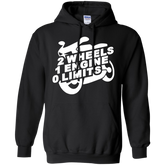 2 Wheels 1 Engine 0 Limits Hoodie Black Small Medium Large X-Large XX-Large XXX-Large 4XL 5XL 6XL