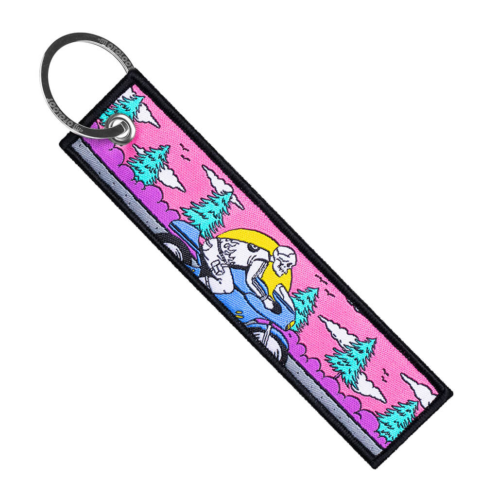 Design Key Chain For Rider Skull Vintage Rider - Motorcycle Keychain - Moto Loot