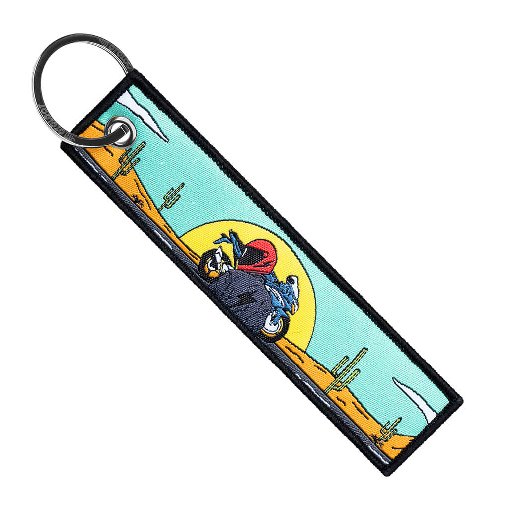 Sunset Rider - Motorcycle Keychain