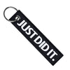 Just Did It. - Motorcycle Keychain