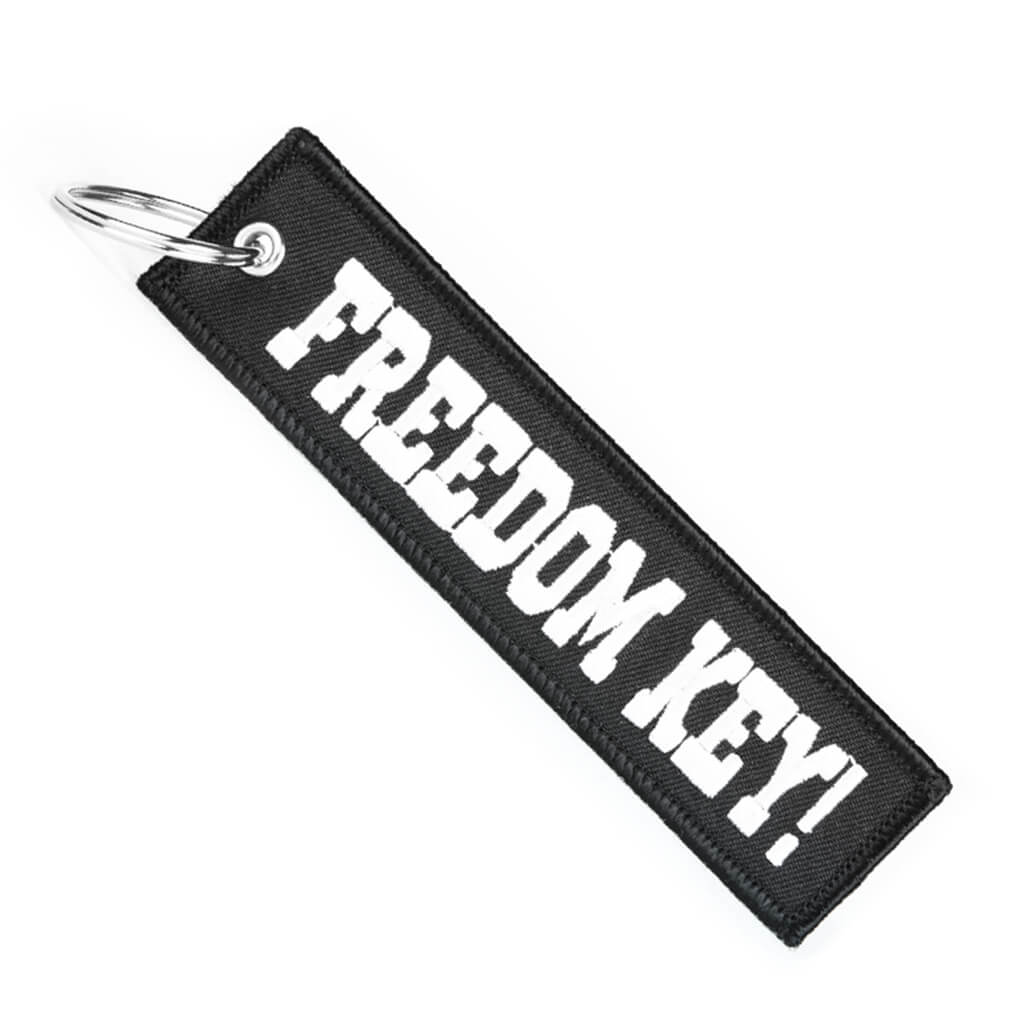 Freedom Key Freedom Key! - Black Motorcycle Keychain - Moto Loot