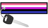 Gender Fluid - Pride Flag Keychain