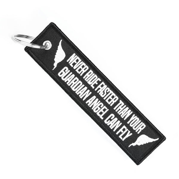 KJWLOP Motorcycle Ride Safe Keychain - "May Your Guardian Angel Ride With You" Gift For Bikers - View #3