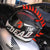 Helmet Mohawk Reflective Decals Red