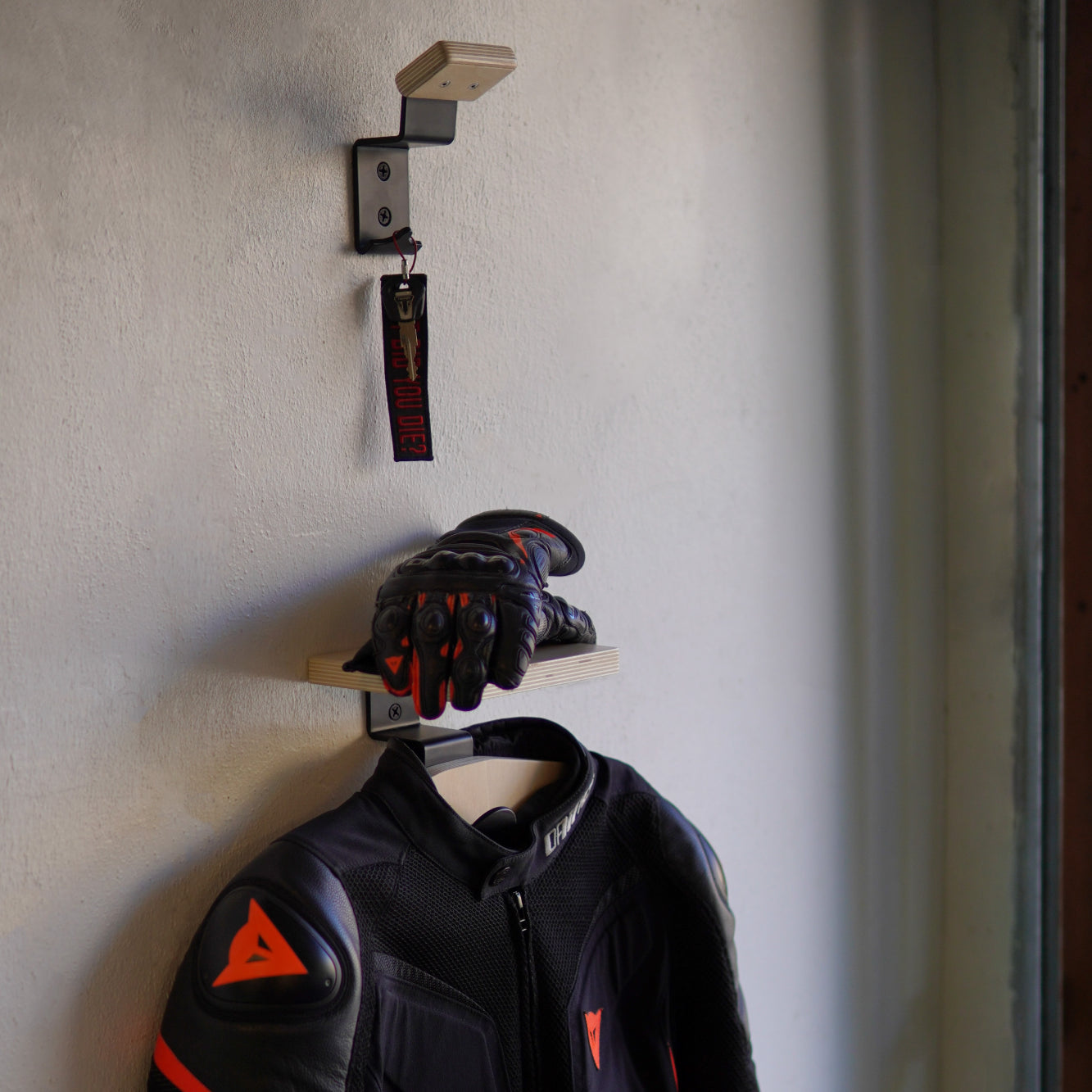 motorcycle gear holder Motorcycle Gear & Helmet Rack By Moto Loot