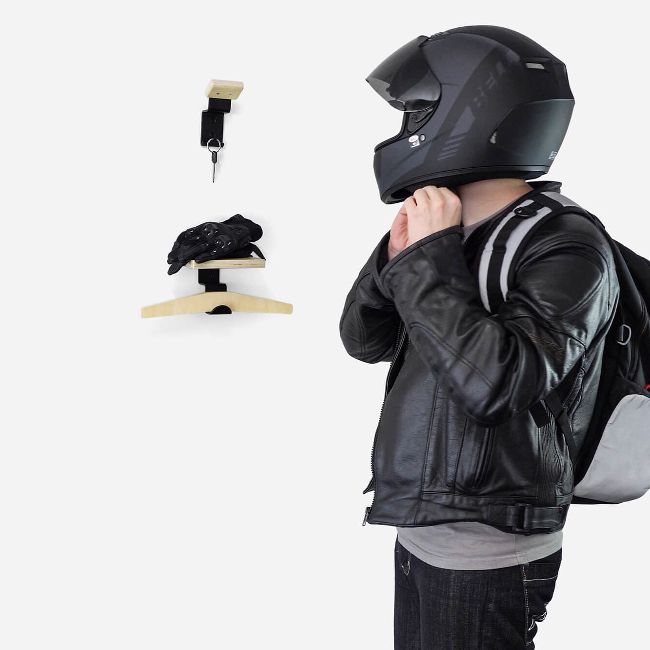 gear for motorcycles Motorcycle Gear & Helmet Rack By Moto Loot