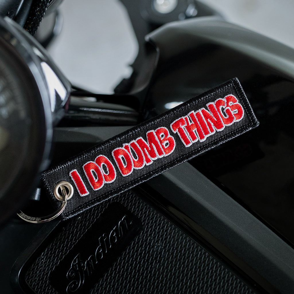 thumbnail image 2 of Dad Bod Squad Keychain - Motorcycle & Car Key Tag With Scratch-Resistant Fabric | Easy Pull Design 2 of 12