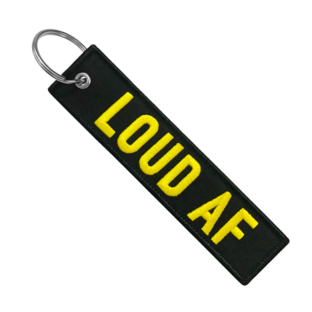 LOUD AF - Motorcycle Keychain