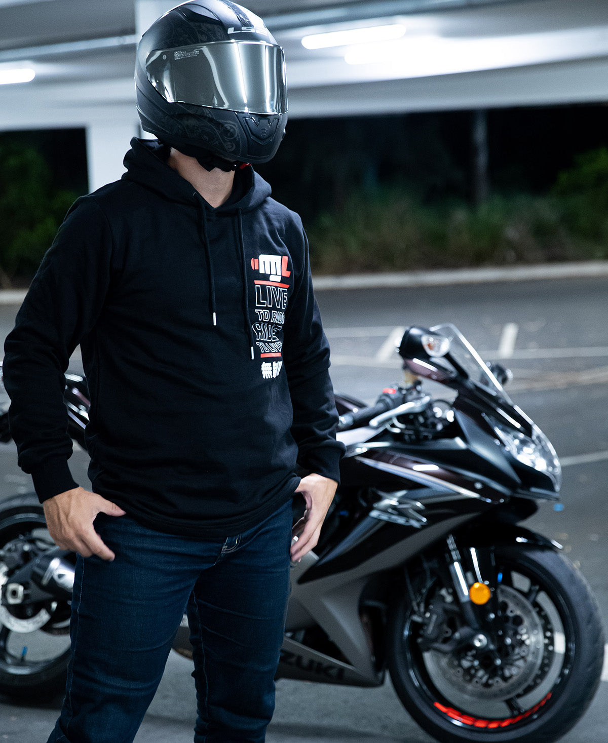 shirt84 Motorcycle Evolution Front Hoodie voor heren, leger, L shirt84 Motorcycle Evolution Front Hoodie voor heren, leger, L