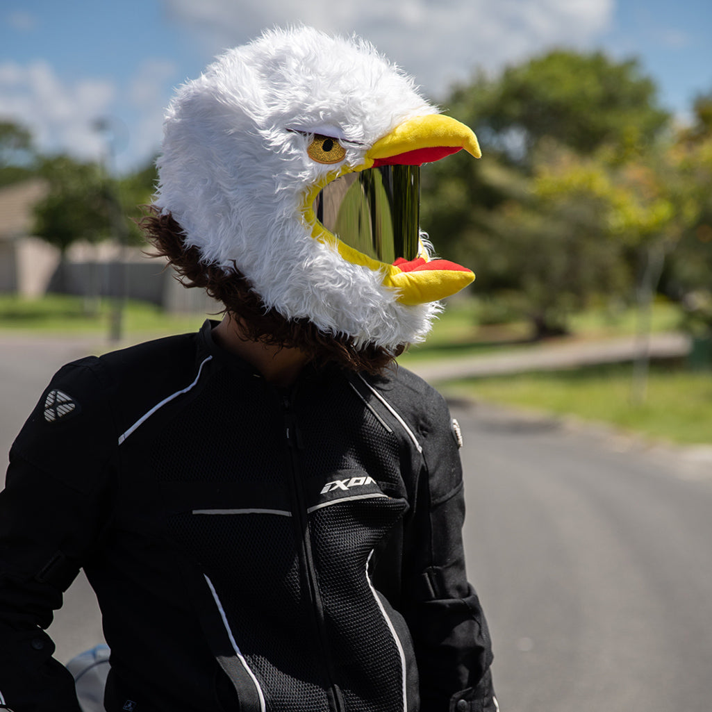 bald motorcycle helmet Motorcycle Helmet Cover