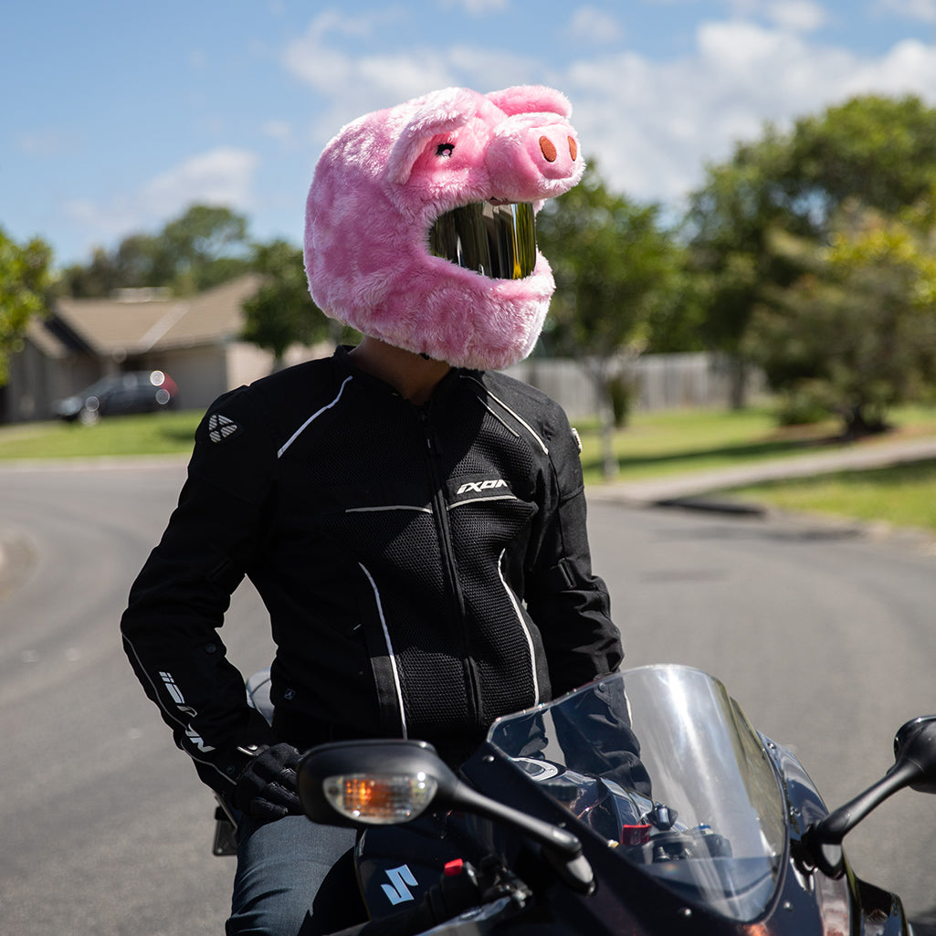 best bike helmet cover Motorcycle Helmet Cover - Pig
