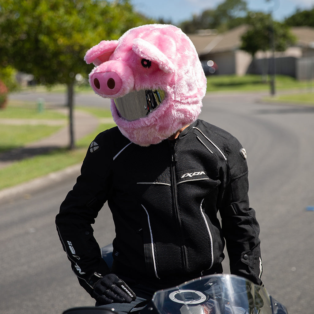 Motorcycle Helmet Cover - Pig Motorcycle Helmet Cover - Pig