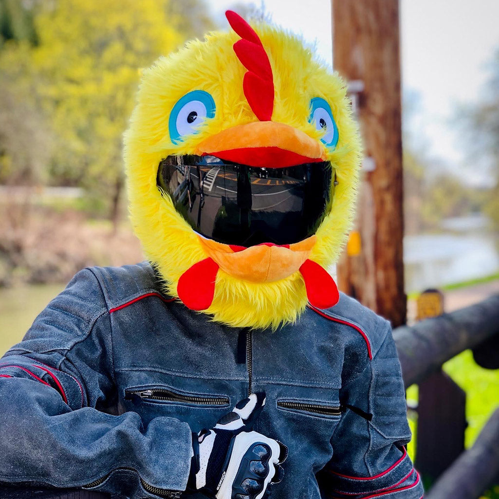 chick motorcycle helmets Motorcycle Helmet Cover - Chicken