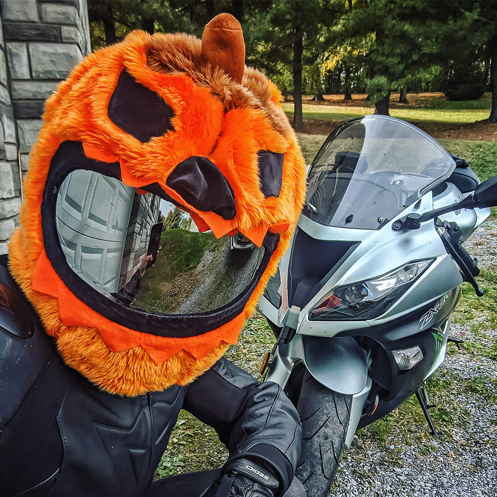 friday the 13 motorcycle helmet pumkin Moto Loot Helmet Cover For Motorcycle Helmet, Fun Rides And Gifts