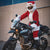 Motorcycle Helmet Cover - Santa